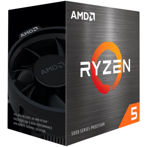 CPU AMD Ryzen 5 4500, skt AM4, AMD Ryzen 5, frecventa 3.6 GHz, turbo 4.1 GHz, 6 nuclee,  putere 65 W, 