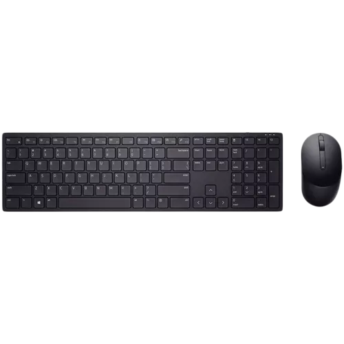 Dell Pro Wireless Keyboard and Mouse - KM5221W - US International (QWERTY), 