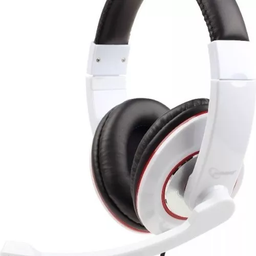 CASTI Gembird, cu fir, standard, utilizare multimedia, microfon pe brat, conectare prin Jack 3.5 mm x 2, alb / negru, 