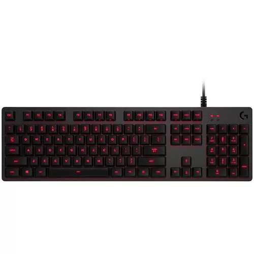 LOGITECH G413 Mechanical Gaming Keyboard - CARBON - US INTL - USB - INTNL - RED LED 