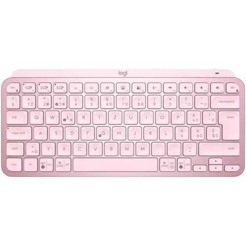 LOGITECH MX Keys Mini Minimalist Wireless Illuminated Keyboard - ROSE - US INTL - 2.4GHZ/BT - INTNL LOGITECH, 