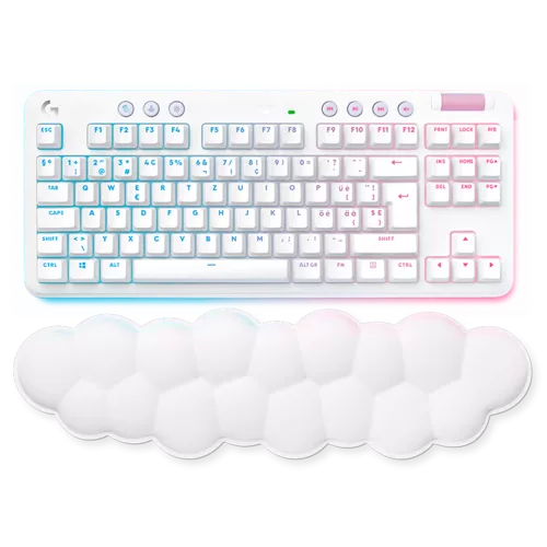LOGITECH G715 Wireless Mechanical Gaming Keyboard - OFF WHITE - US INTL - LINEAR, 