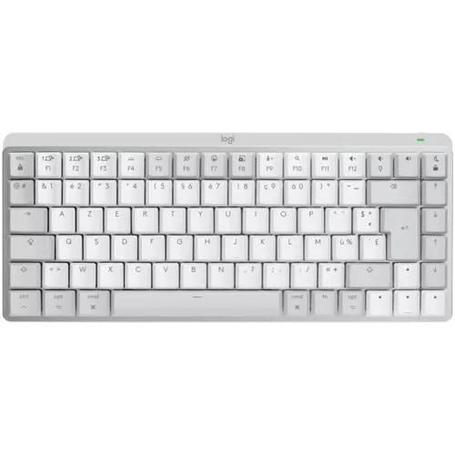 LOGITECH MX Mechanical Mini for Mac Minimalist Wireless Illuminated Keyboard  - PALE GREY - US INTL - 2.4GHZ/BT - EMEA - TACTILE 