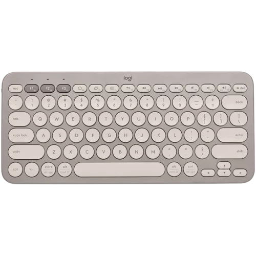 LOGITECH K380 Multi-Device Bluetooth Keyboard - SAND - US INTL - BT - INTNL 