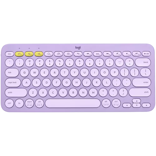 LOGITECH K380 Multi-Device Bluetooth Keyboard - LAVENDER LEMONADE - US INTL - BT - INTNL 