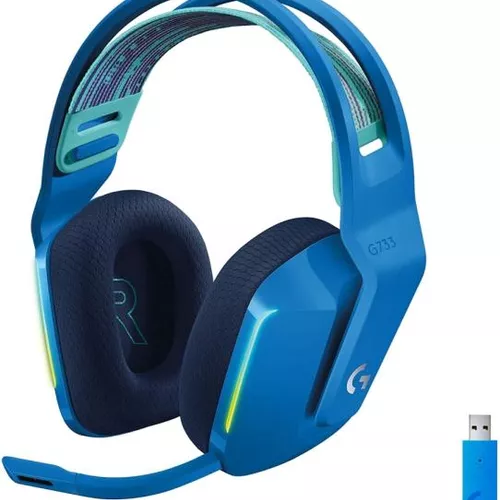 LOGITECH G733 LIGHTSPEED Wireless RGB Gaming Headset - BLUE - 2.4GHZ - EMEA, 