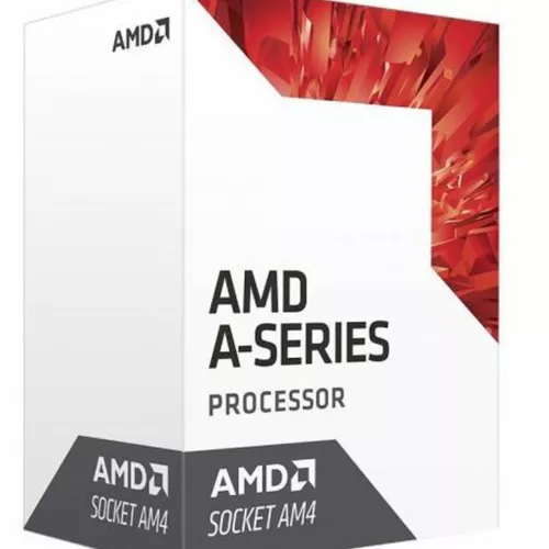 CPU AMD, skt. AM4 A-Series, A6-9500 APU, frecventa 3.5 GHz, turbo 3.8 GHz, 2 nuclee, putere 65 W, cooler, 