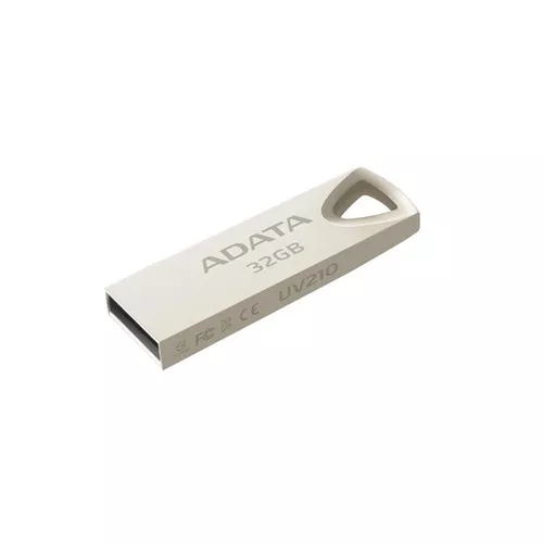 MEMORIE USB 2.0 ADATA 32 GB, clasica, carcasa aliaj zinc, argintiu, 