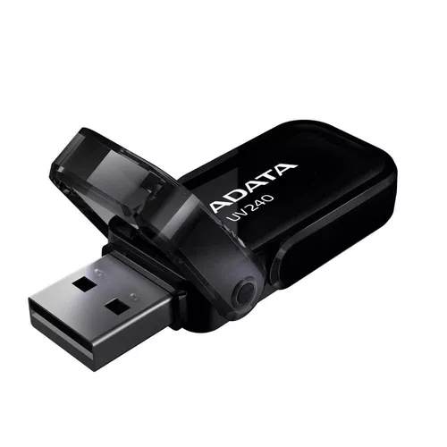 MEMORIE USB 2.0 ADATA 32 GB, cu capac, carcasa plastic, negru, 