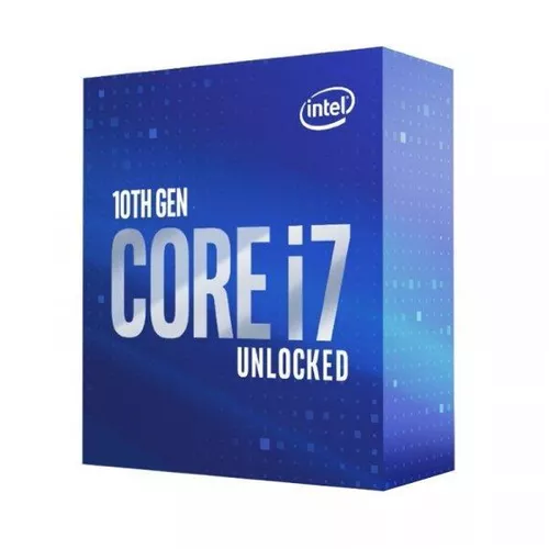CPU INTEL i7-10700KF, skt LGA 1200, Core i7, frecventa 3.8 GHz, turbo 5.1 GHz, 8 nuclee,  putere 125 W, 
