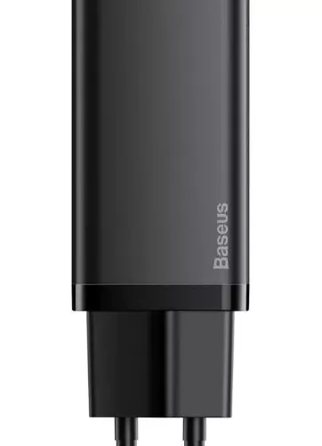 INCARCATOR retea Baseus GaN2 Lite, Quick Charge 65W, 1 x USB 5V/3A, 1 x USB Type-C 5V/3A, negru 
