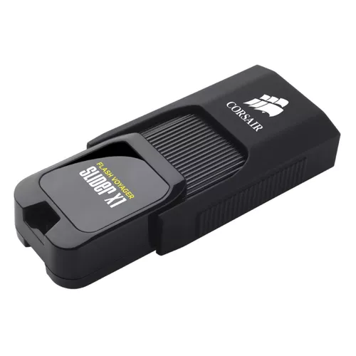 MEMORIE USB CORSAIR 64 GB, USB 3.0, retractabila, carcasa plastic, negru, 