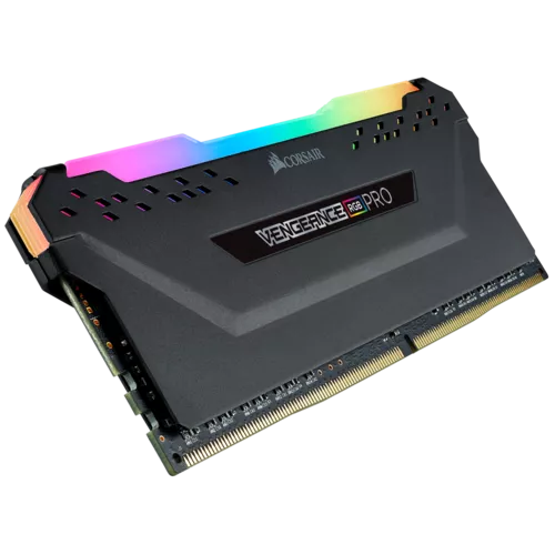 Memorie DDR Corsair DDR4 16 GB, frecventa 3600 MHz, 16 GB x 1 modul, radiator, iluminare RGB, 