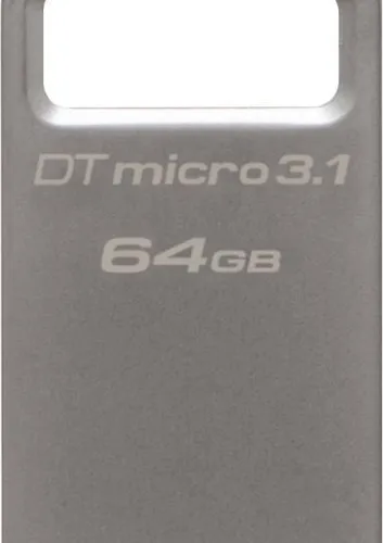 MEMORIE USB 3.1 KINGSTON 32 GB, profil mic, carcasa metalic, argintiu, 