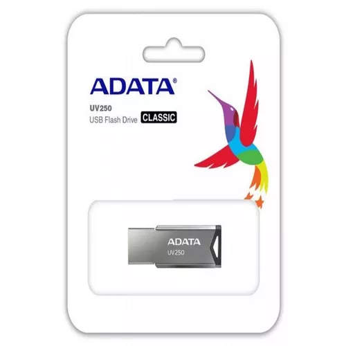 MEMORIE USB 2.0 ADATA 16 GB, clasica, carcasa aluminiu, argintiu, 