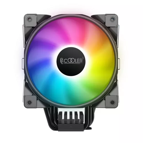 COOLER  PCCOOLER, skt. universal, racire cu aer, vent. 120 mm x 1, 2000 rpm, LED RGB 