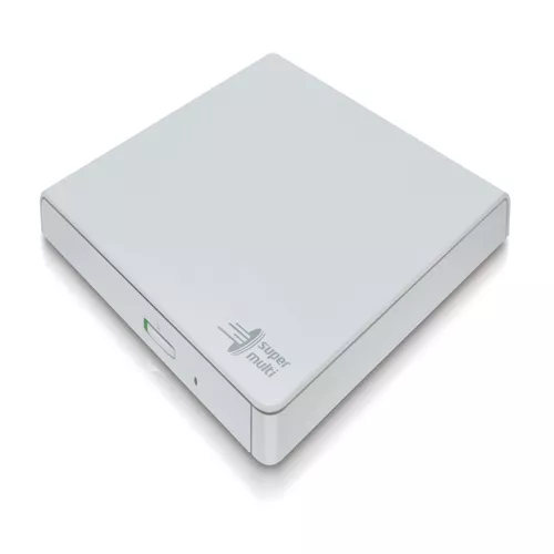 DVD-RW extern, HITACHI-LG, interfata USB 2.0, alb, 