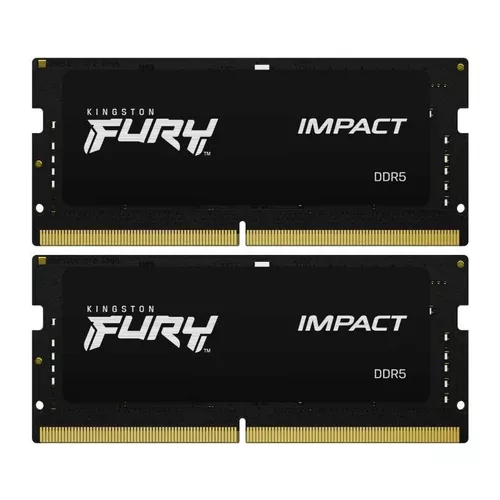 Kingston |Fury Impact  KF548S38IBK2-64 |64GB (32GB x2) |DDR5 | Non ECC SODIMM 
