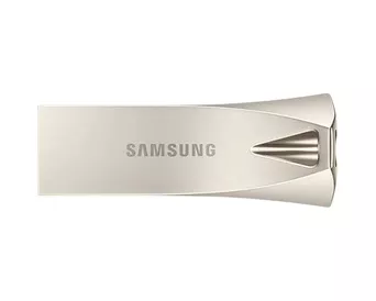 MEMORIE USB SAMSUNG 256 GB, USB 3.1, profil mic, carcasa metalica, auriu, 