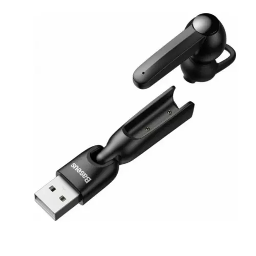 CASTI Baseus Encok A05, pt smartphone, wireless, monocasca, microfon pe casca, negru 