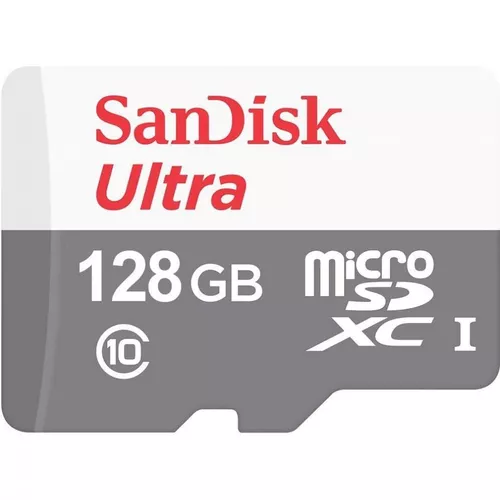 CARD MicroSD SANDISK, 128 GB, MicroSDXC, clasa 10, standard UHS-I U1, 