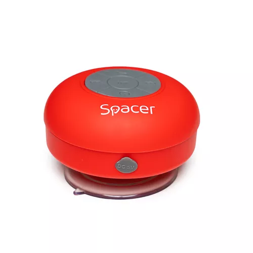 BOXA SPACER portabila bluetooth, DUCKY-RED, RMS:  3W, control volum, acumulator 300mAh, microfon incorporat, timp de funct. pana la 4 ore, distanta max. 10m, incarcare USB, ROSU, 