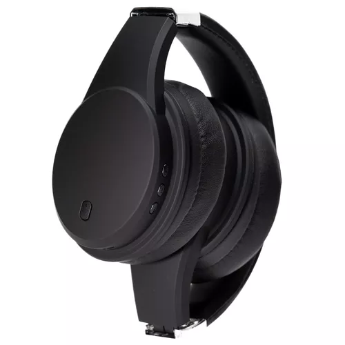 CASTI  Spacer, wireless, standard, utilizare multimedia, smartphone, microfon pe casca, conectare prin Bluetooth 5.0,pliabile, banda ajustabila, negru, 