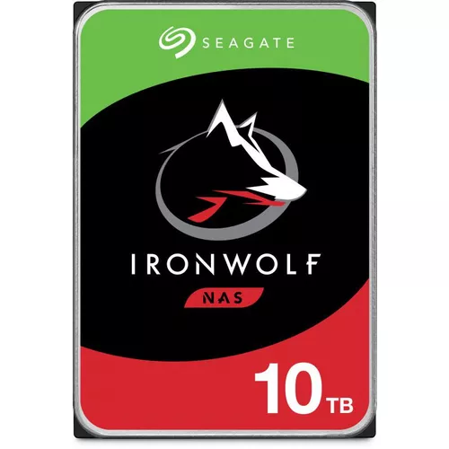 HDD  SEAGATE 10TB, IronWolf, 7.200 rpm, buffer 256 MB, pt NAS, 