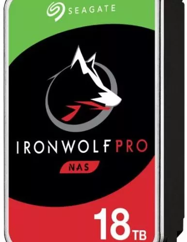 HDD  SEAGATE 18TB, IronWolf Pro, 7.200 rpm, buffer 256 MB, pt NAS, 