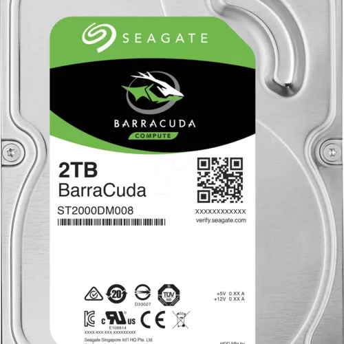 HDD SEAGATE 2 TB, Barracuda, 7.200 rpm, buffer 256 MB, pt. desktop PC, 