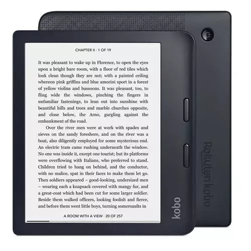 Kobo   N418-KU-BK-K-EP   Libra 2 e-Book Reader E Ink Carta 1200 touchscreen 7 inch 1680 × 1264 Black, 