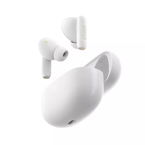 CASTI Edifier, wireless, intraauriculare - butoni, utilizare smartphone, microfon pe casca, alb, 