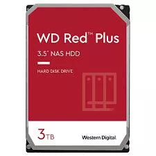 HDD WD 3TB,  Red Plus, 5.400 rpm, buffer 128 MB, pt NAS, 