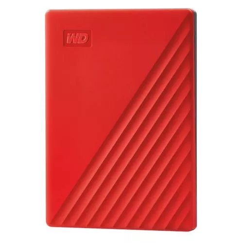 HDD extern WD 2 TB, My Passport, 2.5 inch, USB 3.2, rosu, 