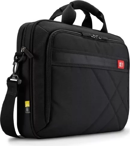 GEANTA CASE LOGIC, pt. notebook de max. 17 inch, 1 compartiment, buzunar frontal | buzunar dorsal, waterproof, poliester, negru, 3201434 