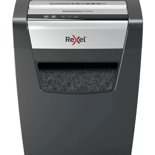Distrugator manual documente MOMENTUM X312, 12 coli, P3, cross-cut (tip confeti) Rexel 