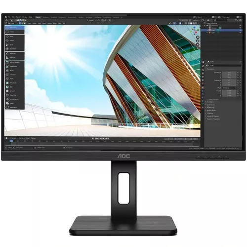 MONITOARE  AOC 23.8 inch, Multimedia, IPS, WQHD (2560 x 1440), Wide, 250 cd/mp, 4 ms, HDMI, VGA, DisplayPort, 