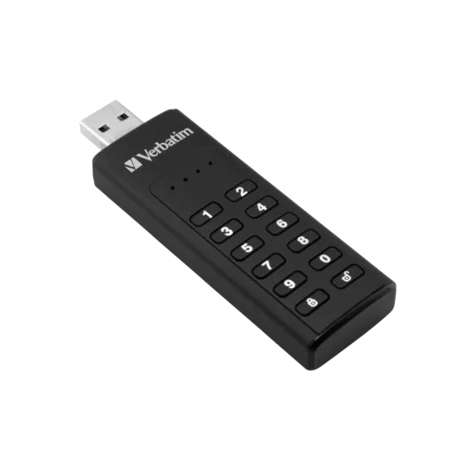 KEYPAD SECURE USB 3.0 DRIVE WITH 256-BIT AES HARDWARE ENCRYPTION 32GB, USB A 