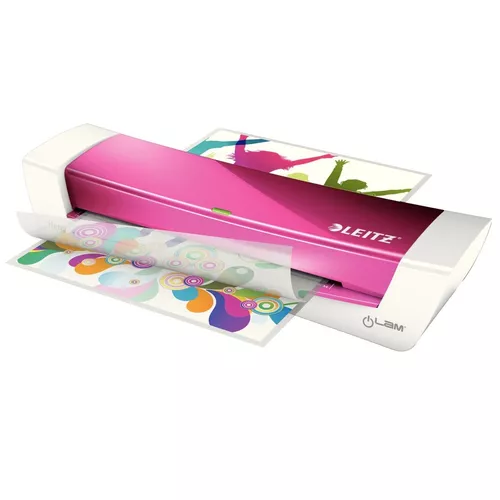 Laminator Leitz iLAM A4 Home Office, roz, 