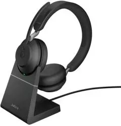 JABRA Evolve2 65 Link380a UC Stereo Stand Black 