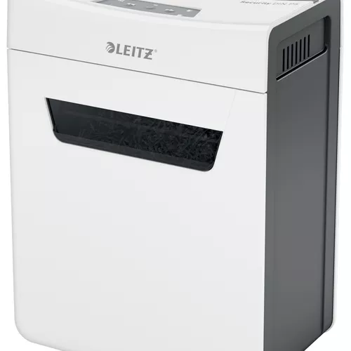 Distrugator manual documente Leitz IQ Protect  4M , 4 coli, P5, micro-cut (tip particule), cos  14 litri, alb, Leitz 