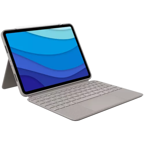 LOGITECH Combo Touch for iPad Pro 12.9-inch (5th generation) - GREY - UK - INTNL, 