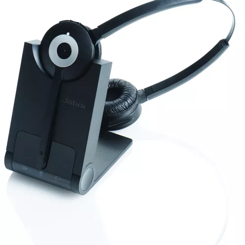 JABRA PRO 930 MS Duo DECT for PC with integrated USB-plug Noise-Cancelling Wideband ringtone on the base Microsoft optimized 