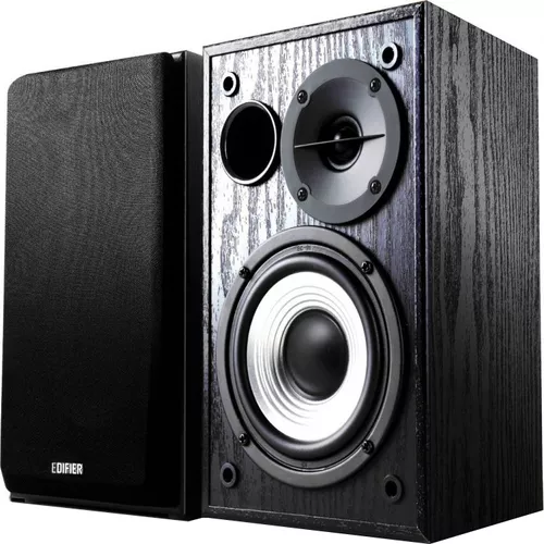BOXE EDIFIER 2.0, RMS:  24W (2 x 12W), volum, bass, 220V alimentare, black 