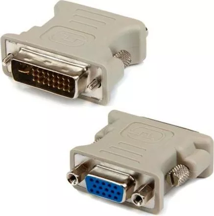 ADAPTOR video GEMBIRD, DVI-I DL (T) la VGA (M), alb, 