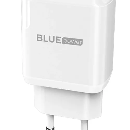 Incarcator Retea cu cablu USB Type-C - USB Type-C Blue Power BCN5, 1 X USB - 1 X USB Tip-C, Alb  