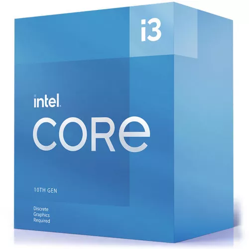 CPU INTEL i3-10105, skt LGA 1200, Core i3, frecventa 3.7 GHz, turbo 4.4 GHz, 4 nuclee,  putere 65 W, 