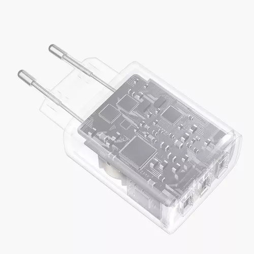 INCARCATOR retea Baseus Compact,17W, 3 x USB 5V/2.1A, alb 