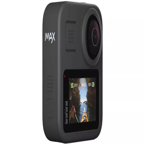 Camera de actiune GoPro MAX 360, 6K, Max TimeWarpPowerPano, 6 microfoane, Waterproof 5m, Wi-Fi 