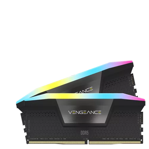 Corsair Vengeance RGB 32GB, DDR5, 6200MHz, CL36, 2x16GB, 1.40V, XMP 3.0, Negru 